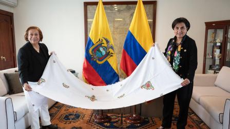 Las Cancilleres de Ecuador y Colombia se reunieron en Quito la noche del martes 12 de agosto del 2025