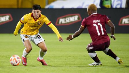 Vinotinto recibe a Barcelona Sporting Club en el estadio Olímpico Atahualpa por una fecha mas del campeonato nacional LigaPro..API / DANIEL MOLINEROS