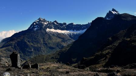 Volcán El Altar, en la provincia de Chimborazo