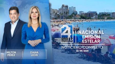 Revise las noticias más destacadas del Ecuador en nuestro Noticiero 24 Horas Emisión Estelar de este jueves 22 de mayo de 2025.