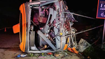Un bus interprovincial estuvo involucrado en un siniestro de tránsito en la vía Quinindé, en Esmeraldas.