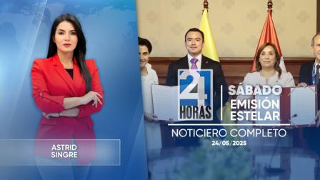 Revise las noticias más destacadas del Ecuador en nuestro Noticiero 24 Horas Emisión Estelar de este sábado 24 de mayo del 2025.