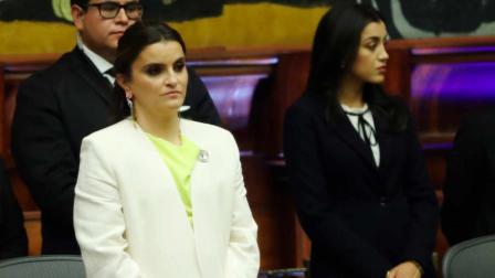María José Pinto, vicepresidenta de Ecuador, 24 de mayo del 2025
