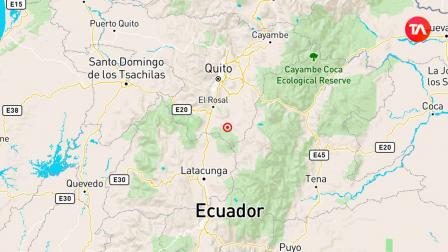 Un sismo se registró en Machachi, domingo 25 de mayo del 2025