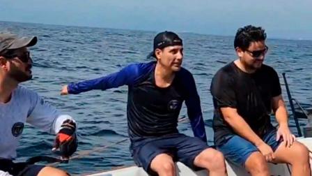 Jefferson Pérez cayó de un velero mientras navegaba