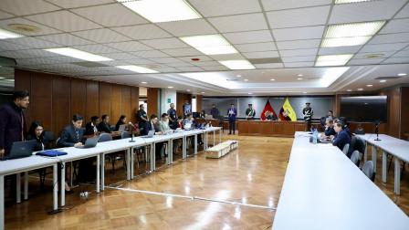 La audiencia de vinculación se desarrolla en la Corte Nacional de Justicia, este miércoles 4 de junio del 2025.