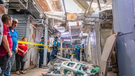 Un atentado con explosivos dejó daños materiales en los locales de La Bahía, en Guayaquil.