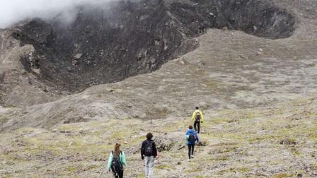 El ingreso al cráter del Guagua Pichincha está prohibido por la condición de activo del volcán.