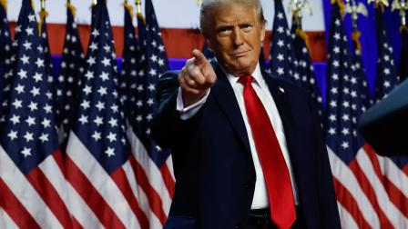 Donald Trump en un acto de campaña en EE.UU.