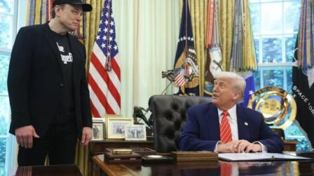 El presidente Donald Trump y Elon Musk en el Despacho Oval de la Casa Blanca.