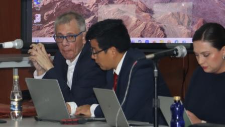 Jorge Glas, exvicepresidente de Ecuador, en una diligencia en la Corte Nacional de Justicia en Quito este viernes 6 de junio del 2025.