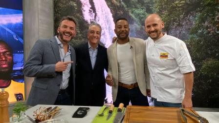 Alfonso Laso junto a Christian Norris, Ulises de la Cruz y Felipe Campana en esTAmañana el martes 10 de junio dle 2025.