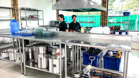 Así luce el aula-taller de gastronomía inaugurado en la Unidad Educativa Cultura Machalilla