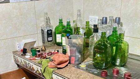 Parte del material incautado durante el operativo en el sur y centro de Quito este jueves 12 de junio del 2025.
