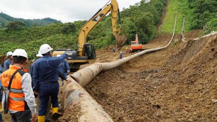 La tubería del SOTE ha tenido problemas por la erosión avanzada en la zona de El Reventador entre Sucumbíos y Napo.
