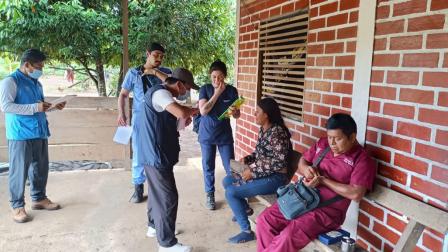 Brigadas médicas del Ministerio de Salud desplegadas en el cantón Taisha tras muerte de niños
