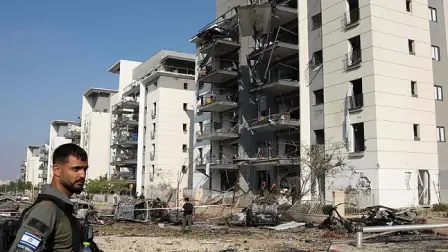 Un edificio fue alcanzado por un misil iraní en Beersheba, al sur del Israel