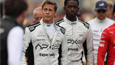 Brad Pitt es el protagonista de la película 'F1', que muestra la experiencia de correr en las pistas más famosas del mundo.