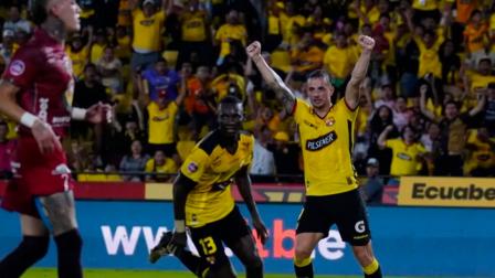 El partido entre Barcelona y Mushuc Runa se jugó en el estadio Olímpico de Riobamba.
