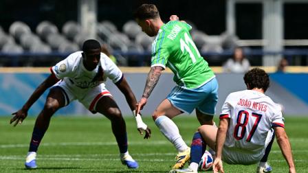 Willian Pacho, del PSG, en el partido ante Seattle Sounders por el Mundial de Clubes, el 23 de junio de 2025.