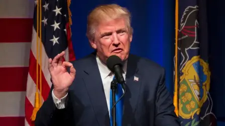 El presidente estadounidense Donald Trump se refirió desde la Casa Blanca a la situación en Gaza.
