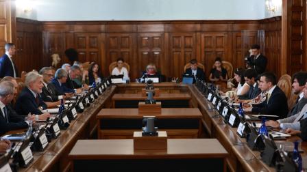 El presidente de Ecuador, Daniel Noboa, mantuvo una reunión con Giovanni Melillo, Procurador Nacional Antimafia y Antiterrorismo en su gira por Europa.