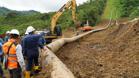Petroecuador informó la paralización del bombeo por las lluvias en Napo.