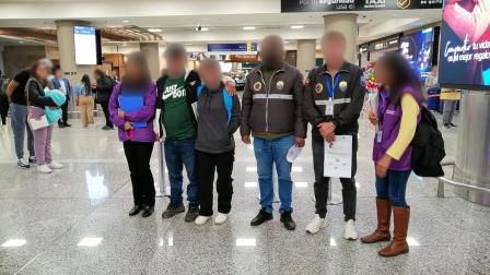 Una adolescente de nacionalidad panameña fue rescatada en el Aeropuerto de Guayaquil.