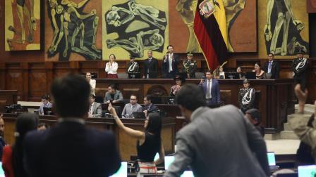 La sesión en segundo debate del proyecto de Ley Orgánica para el Fortalecimiento de las Áreas Protegidas, calificado de urgente en materia económica.