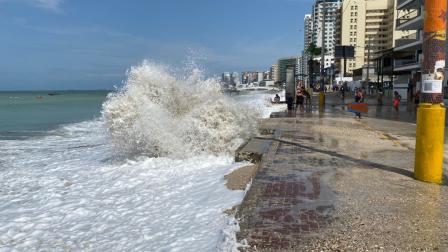 Inocar advierte un oleaje moderado en las playas de Ecuador este martes 15 de julio del 2025.