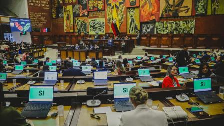 La mayoría del Pleno de la Asamblea eligió a Carlos Espinoza Torres para que complete la terna del Legislativo para el Consejo de la Judicatura