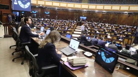 El Pleno de la Asamblea durante la elección del Consejo de Administración Legislativa (CAL)