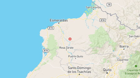 Un sismo de 4.5 se registró en Esmeraldas la tarde del domingo 20 de julio del 2025.