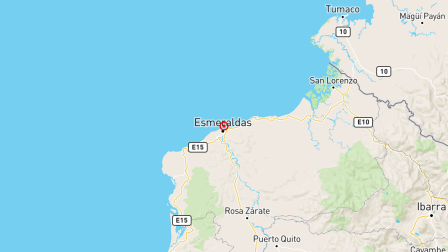 Sismo de 3.6 sacude Esmeraldas la noche de este marte 22 de julio del 2025; sin alerta de tsunami