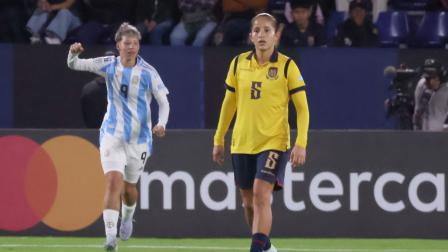 Partido entre Ecuador y Argentina por la Copa América Femenina en el estadio de Independiente del Valle