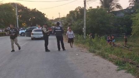 Ataque armado acaba con la vida de militar y su bebé en la parroquia de Crucita en Portoviejo