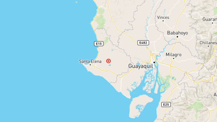 Sismo de 3.8 remece a la provincia de Santa Elena la tarde de este miércoles 30 de julio del 2025.