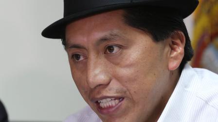 Expresidente de la Conaie Humberto Cholango fue retenido e impedido de ingresar a territorio boliviano.