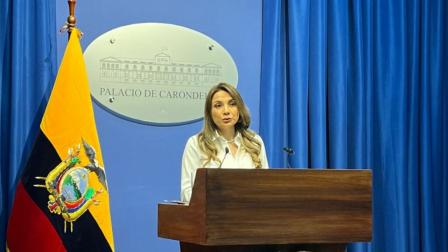 Carolina Jaramillo. la portavoz del Gobierno, habló´este lunes 4 de agosto del 2025.