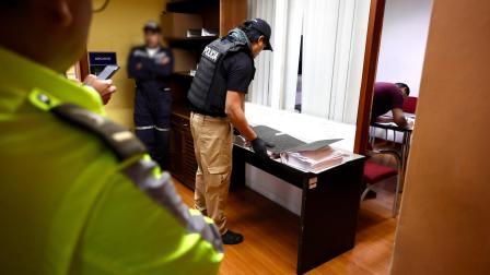 El pasado 3 de julio, la Fiscalía y Policía realizó allanamientos como parte del caso 'Depuración Azul'