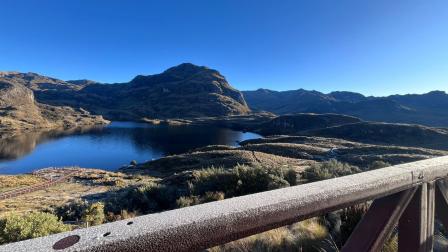 En el sector del Cajas se reportaron bajas temperaturas este jueves 7 de agosto del 2025