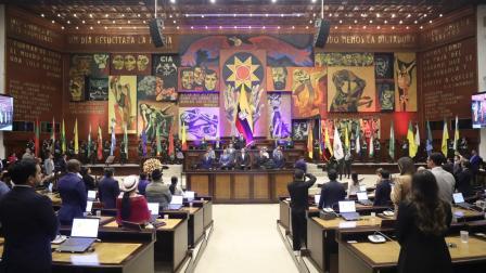 En la sesión de este jueves 7 de agosto de 2025 también se llevó a cabo un acto solmne por el Primer Grito de la Independencia.