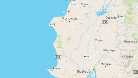 Un sismo de Magnitud 3.2 se registró la tarde de este domingo en la provincia de Manabí.