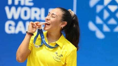 Gabriela Vargas conquista el bronce en los Juegos Mundiales Chengdu.