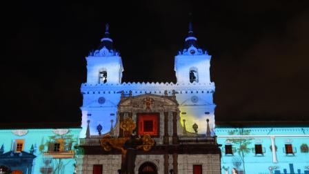 Festival del Mapping Quito Ecuador 2025, durante los días 8, 9, 10 de Agosto, recibió más de 365 mil visitantes.