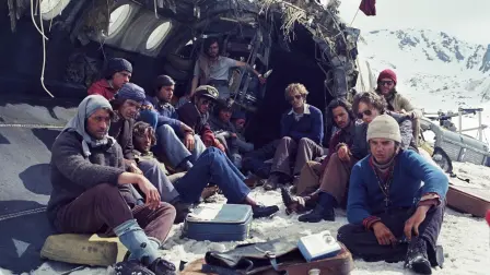 Imagen real de la tragedia de los Andes que ocurrió en 1972.