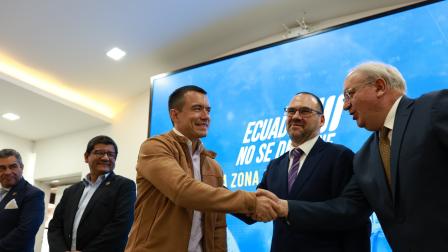 Daniel Noboa participó en la firma de memorándum para crear la primera zona franca tecnológica del Ecuador
