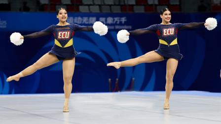 Las dos ecuatorianas hicieron historia al ganar la primera medalla de plata de Cheerleading en los World Games