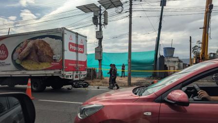 Un siniestro de tránsito se registró este miércoles 20 de agosto del 2025 en la av. Simón Bolívar.