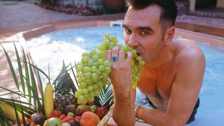 Morrissey, cantante de The Smiths, en California, en 1992.